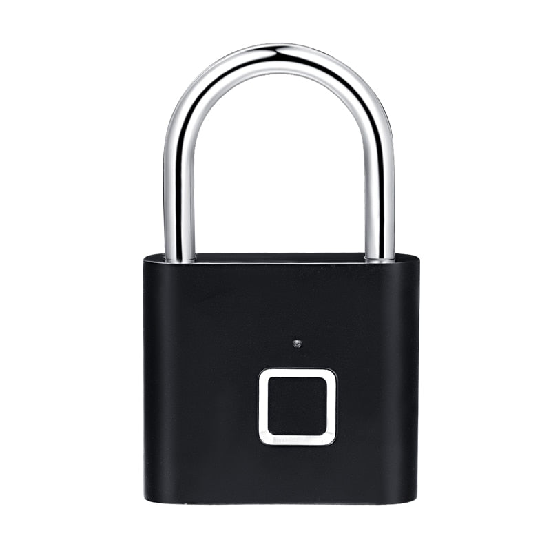 USB Rechargeable Door Lock Fingerprint Smart Padlock